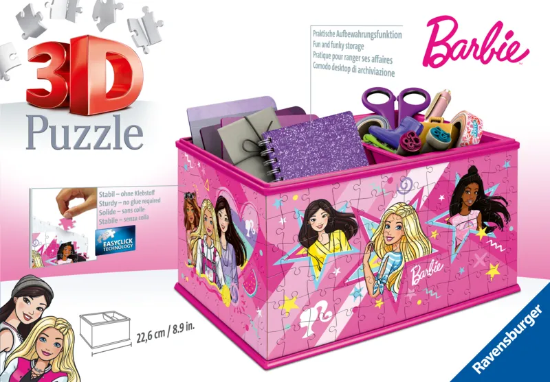 3D Puzzle - Aufbewahrungsbox - Barbie