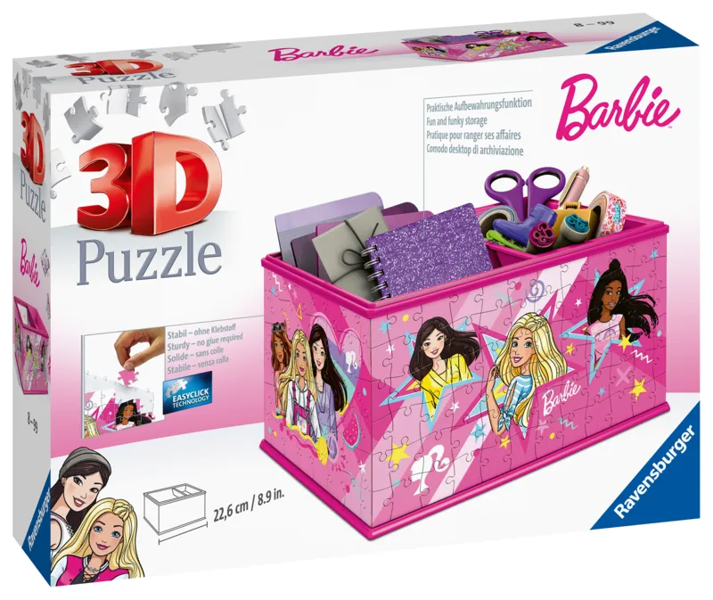3D Puzzle - Aufbewahrungsbox - Barbie