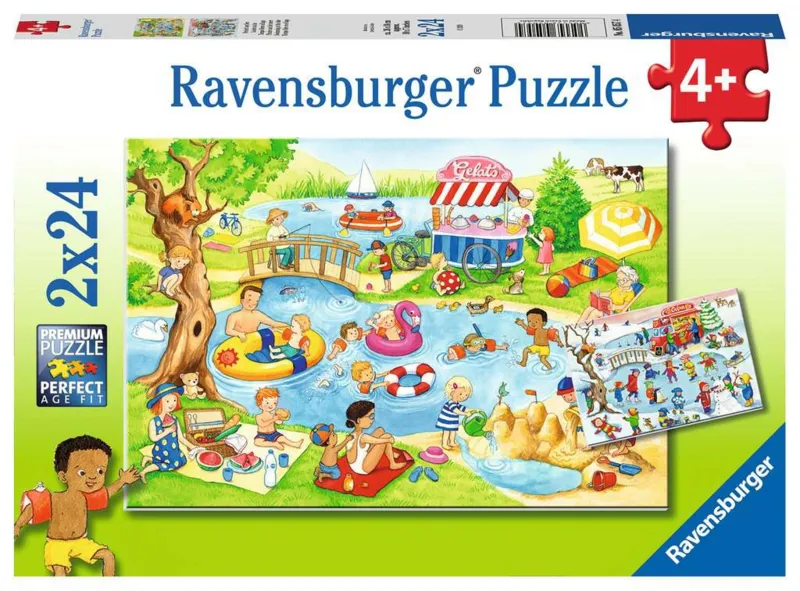 2 Puzzles - Erholung am See