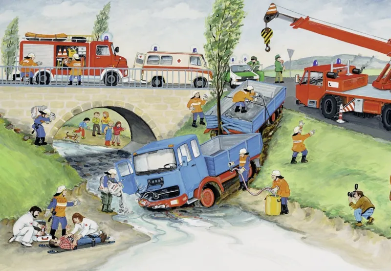 2 Puzzles - Bei der Feuerwehr