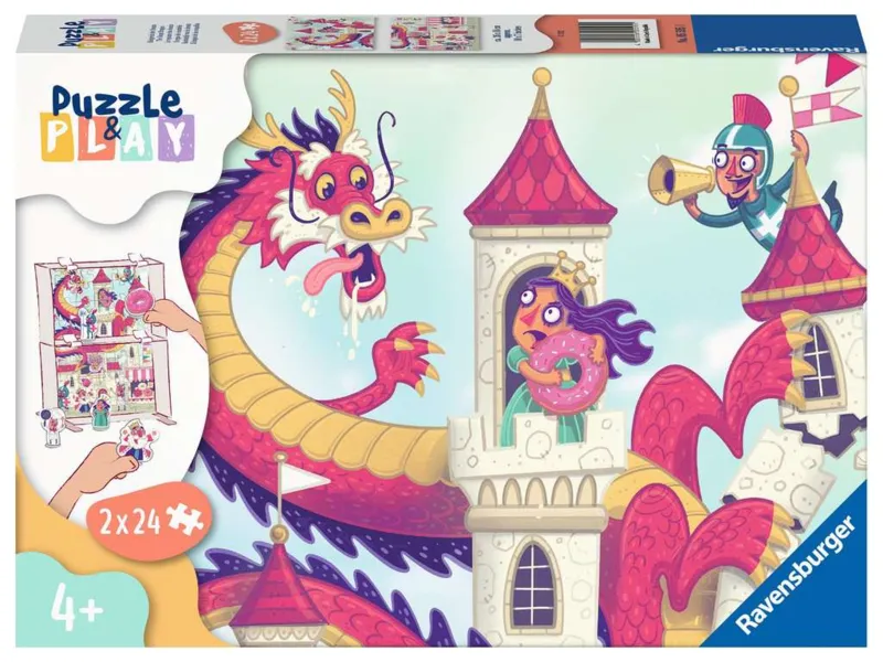 2 Puzzles - Puzzle & Play - Königreich der Donuts