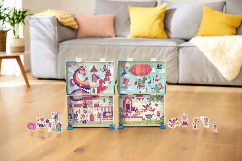 2 Puzzles - Puzzle & Play - Königreich der Donuts