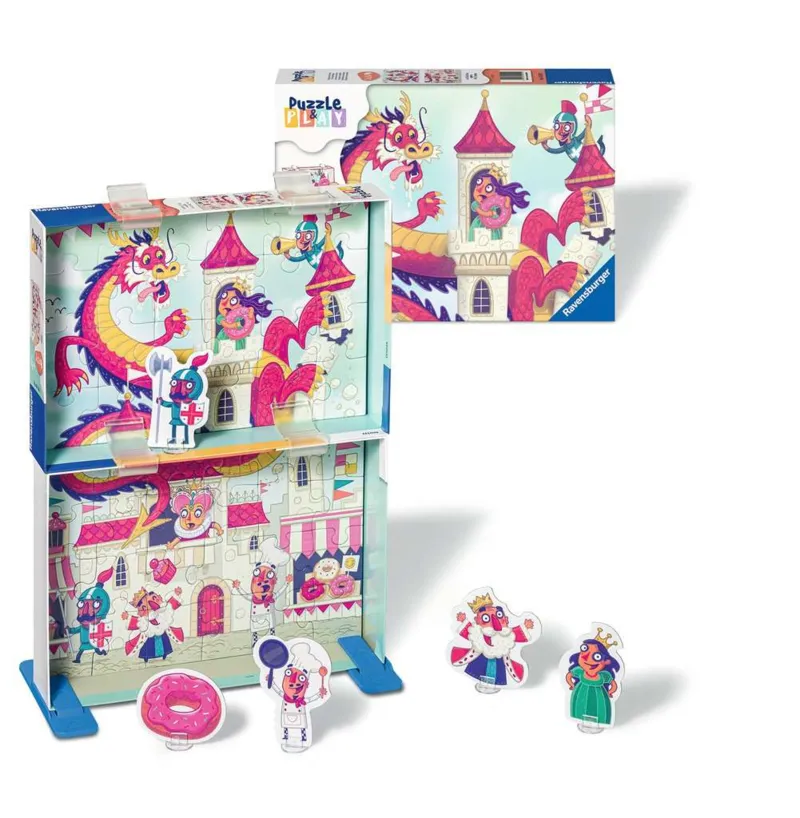 2 Puzzles - Puzzle & Play - Königreich der Donuts