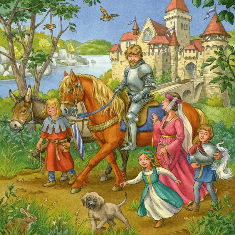 3 Puzzles - Mittelalter