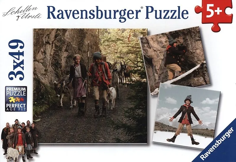 3 Puzzles - Schellen Ursli