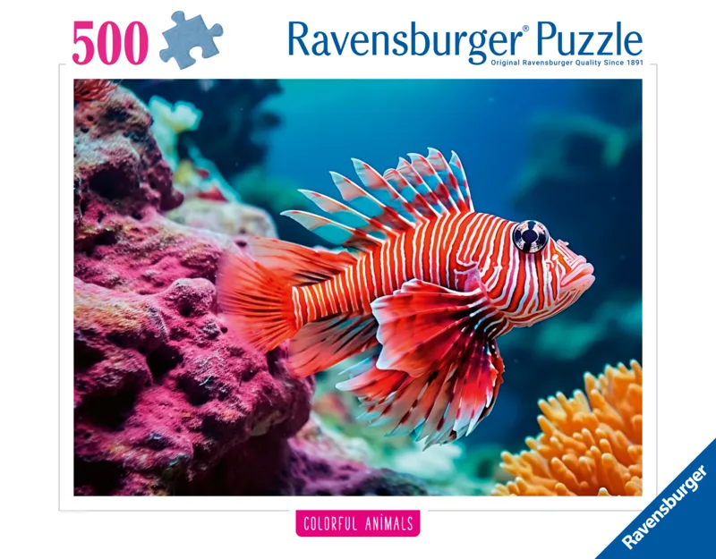 Feuerfisch - Highlight Puzzle - Bunte Tiere