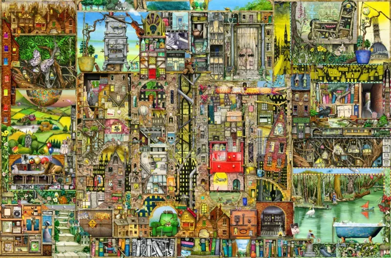 Colin Thompson: Skurrile Stadt