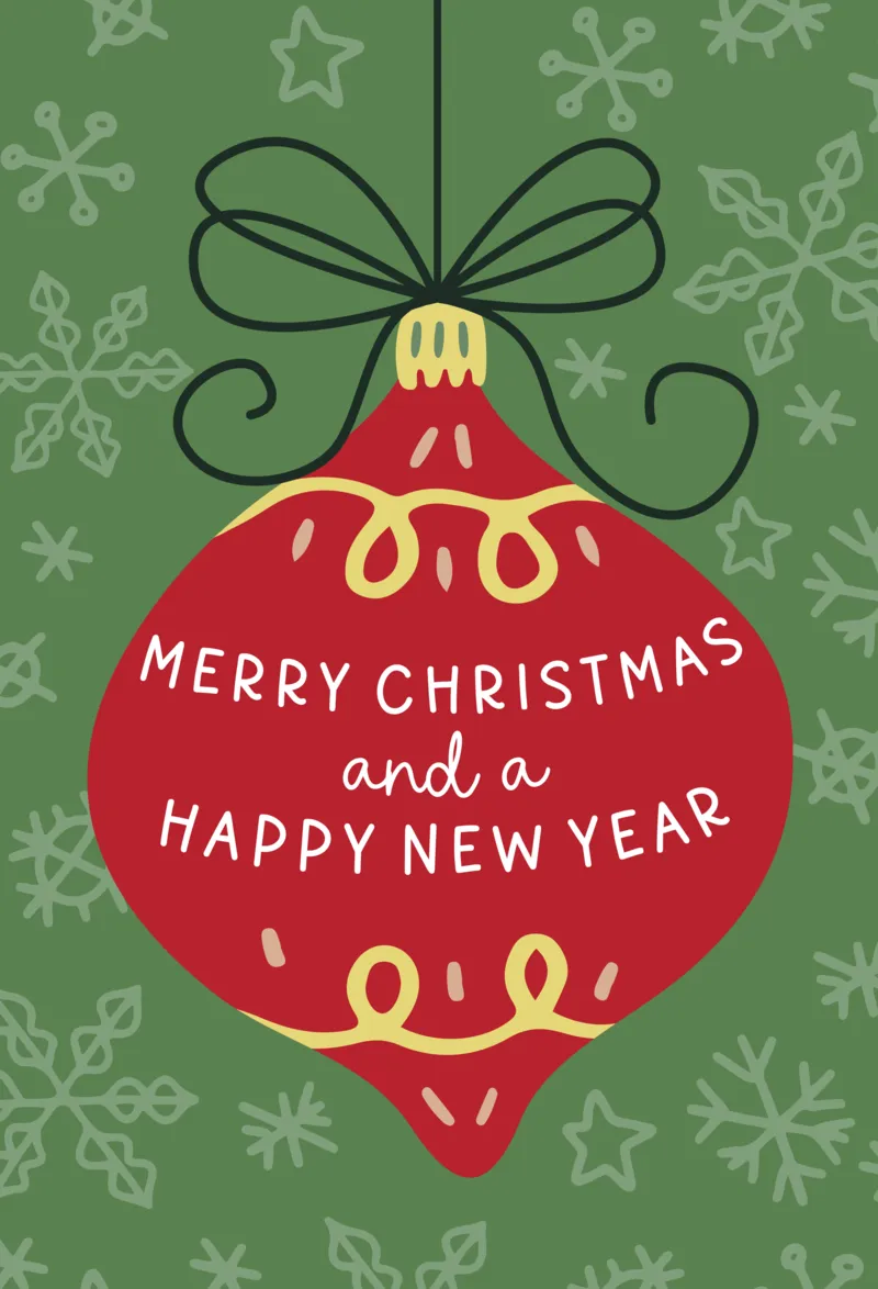 Merry Christmas and a Happy New Year