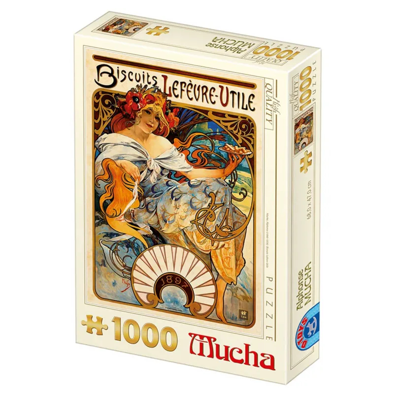 Alphonse Mucha: Biscuits Lefèvre-Utile