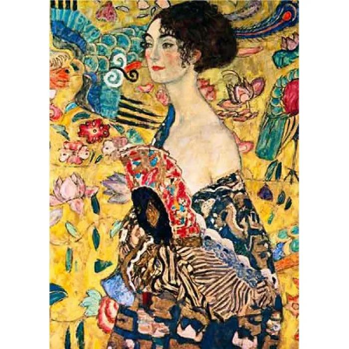 Gustav Klimt: Frau mit Fächer