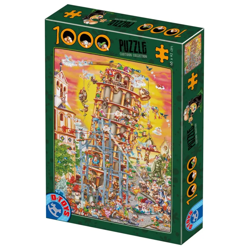 Cartoon Collection: Der schiefe Turm von Pisa, Italien