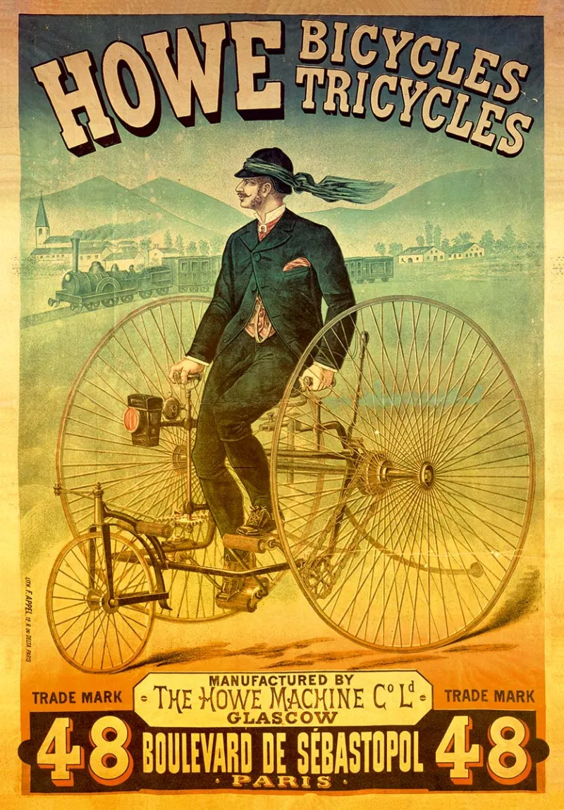 Vintage Posters: Howe Tricyles