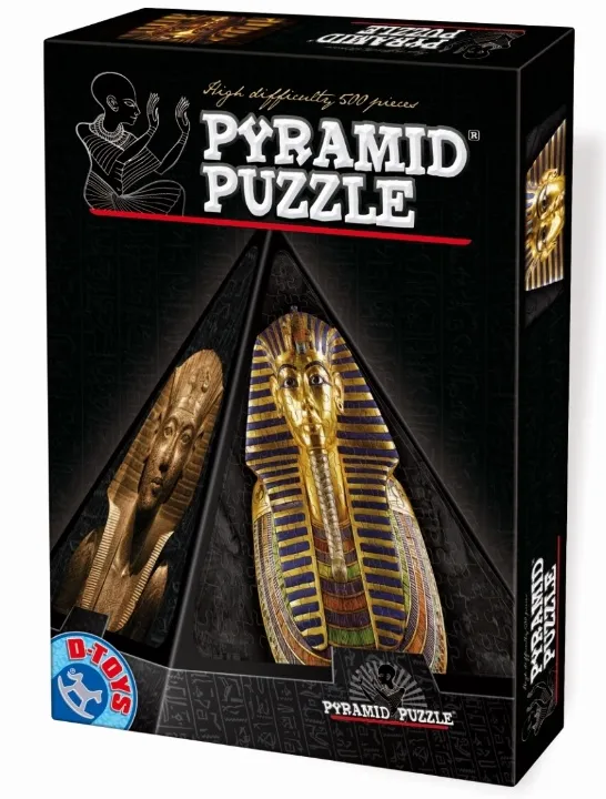 3D Pyramide - Ägypten: Masken / schwieriges Puzzle