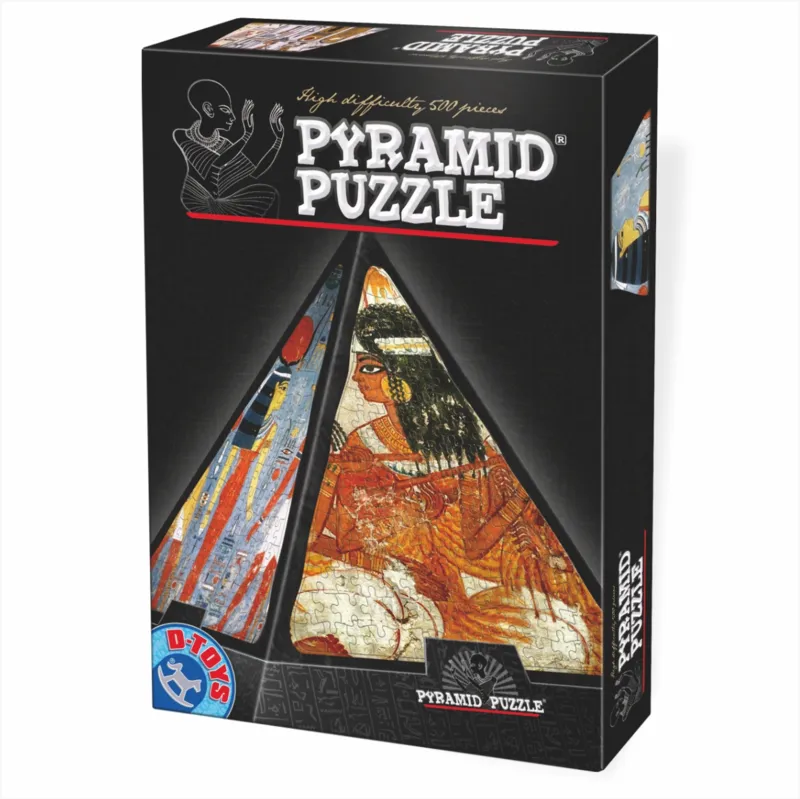 3D Pyramide - Ägypten: Malereien / schwieriges Puzzle