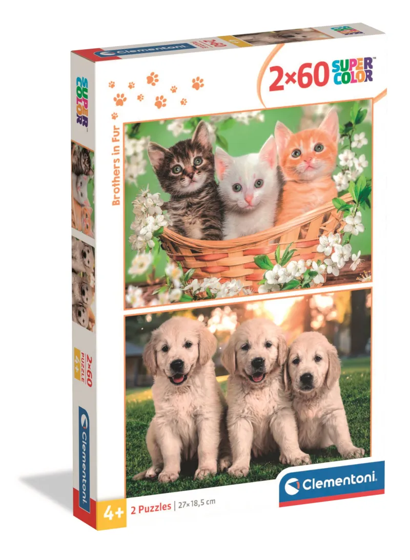 2 Puzzles - Brüder Im Pelz