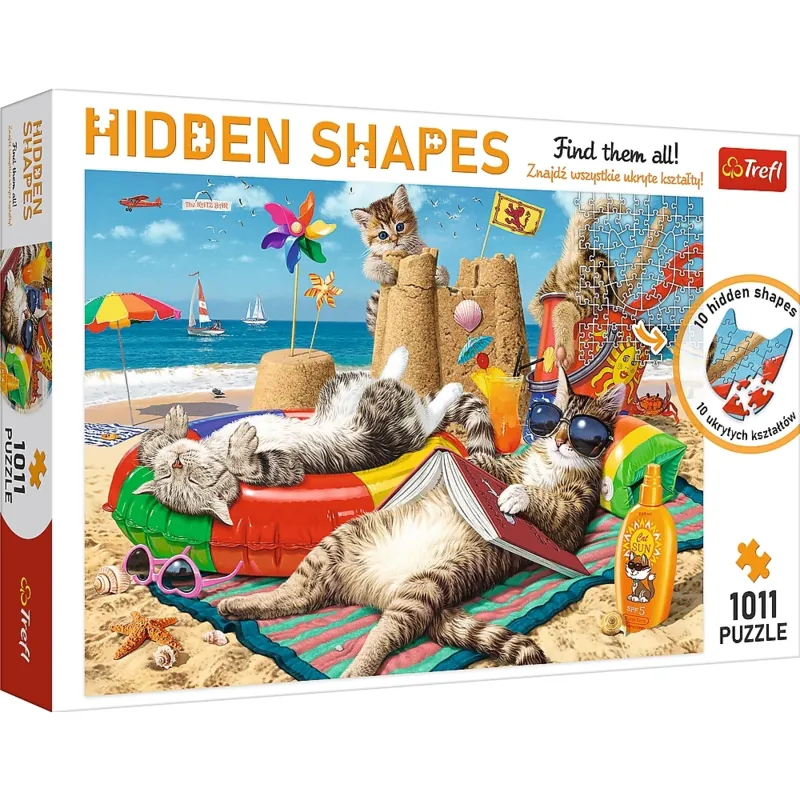 Hidden Shapes - Feline Holidays