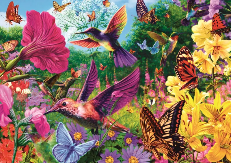 Tea Time: Kolibri-Garten