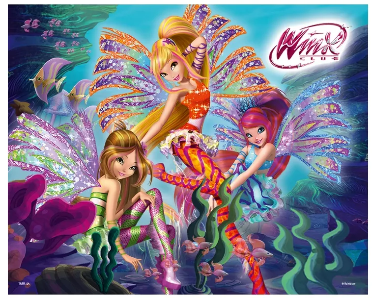3D Effektpuzzle: Winx
