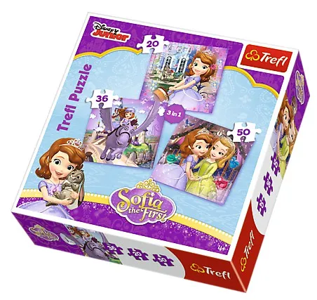 3 Puzzles - Disney Sofia die Erste