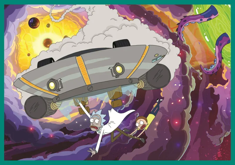 4 Puzzles - The Twisted World Of Rick And Morty