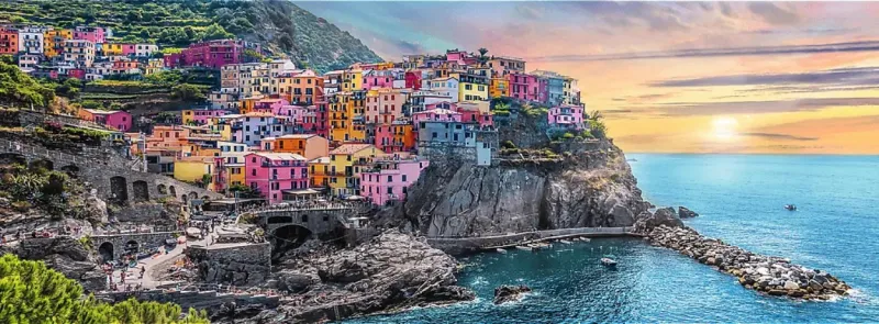 Vernazza at sunset, Italy