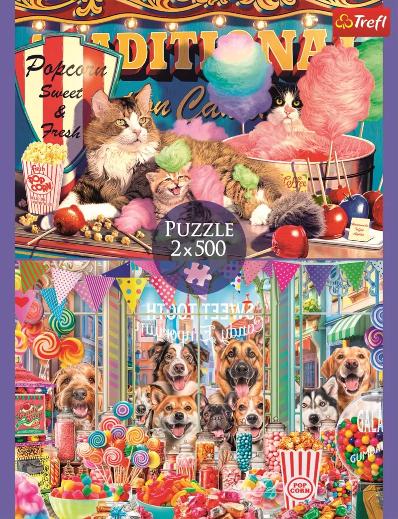 2 Puzzles - Flauschige Freunde