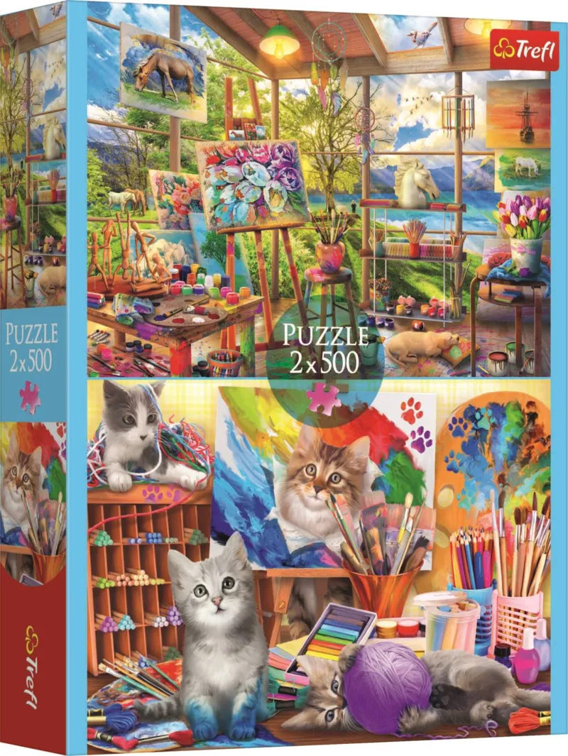 2 Puzzles - Die Kunst Der Malerei