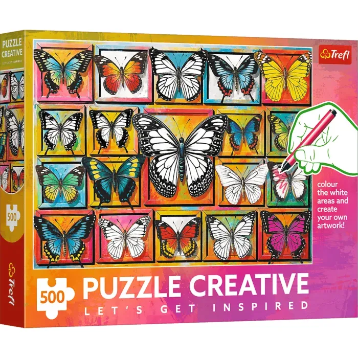 Puzzle Creative - Schmetterlings-Sammlung