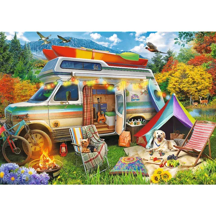 Europäische Puzzlemeisterschaft - Tea Time - Wohnwagen