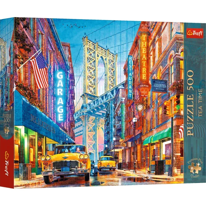 Europäische Puzzlemeisterschaft - Tea Time - Blick auf die Manhattan Bridge