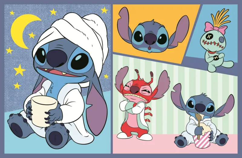 2 Puzzles - There'S No Boredom With Stitch