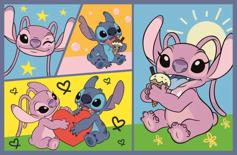 2 Puzzles - There'S No Boredom With Stitch