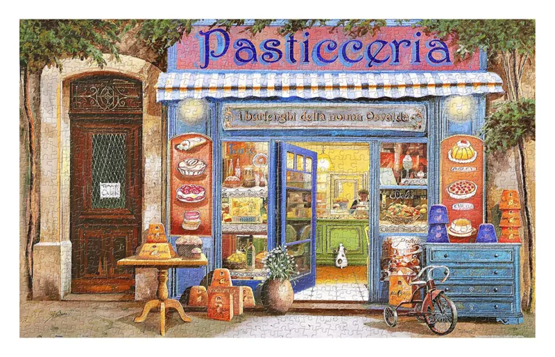 Puzzle aus Kunststoff - Guido Borelli - Pastry Shop