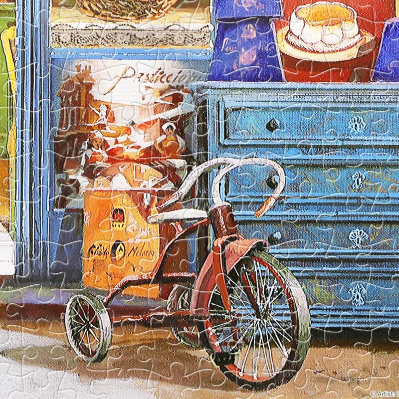 Puzzle aus Kunststoff - Guido Borelli - Pastry Shop
