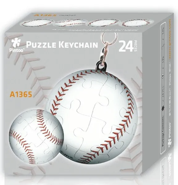 Schlüsselanhänger 3D Puzzle - Baseball