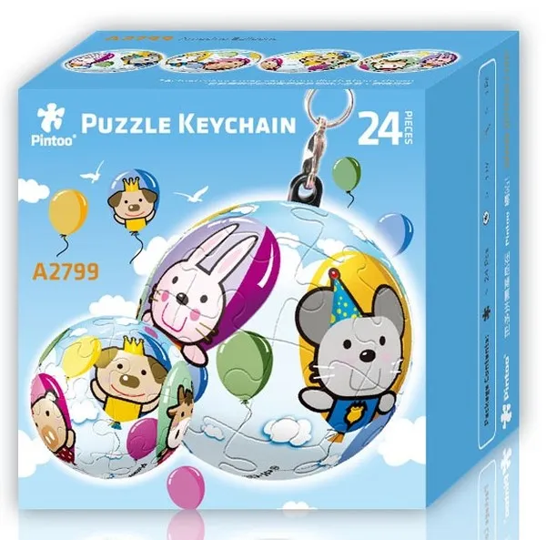 Schlüsselanhänger 3D Puzzle - Balloons