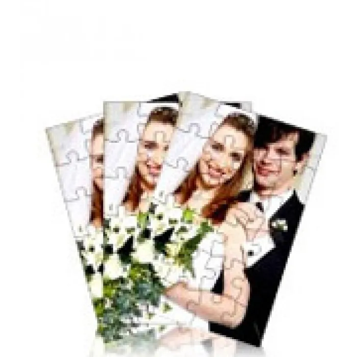 Puzzle von ihrem Foto - Set von 8 Puzzle mit je 6 Teilen - A6 Format