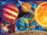 Atemberaubendes Sonnensystem