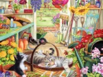 XXL Teile - Blumenschuppen Katzen - Random Cut