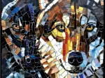 Stained Glass Wolves