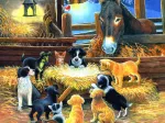 XXL Teile - Barnyard Nativity
