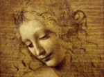Leonardo da Vinci: Gesicht der Giovane Fanciulla, 1508