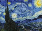Vincent Van Gogh - Sternennacht, 1889