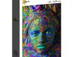 Face Art:  Portrait einer Frau