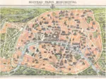 Stadtplan von Paris, 1900
