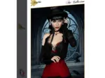 Gothic: Frau mit Rabe