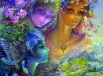 Josephine Wall - The Three Graces