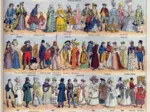 Illustration aus Larousse : Zivilkleidung