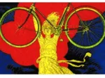 Laser-Puzzle aus Holz - Cycles Peugeot