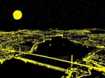 Neon Puzzle - Three Bridges, Bosporus